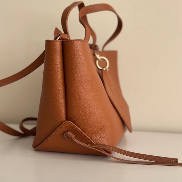 Chloe Caramel Leather Tote Bag - Picture 2 of 13